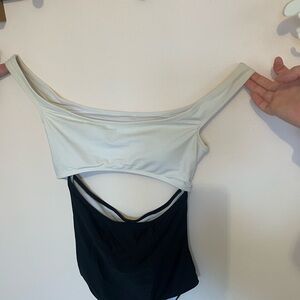 Off shoulder One Piece Bathing Suit